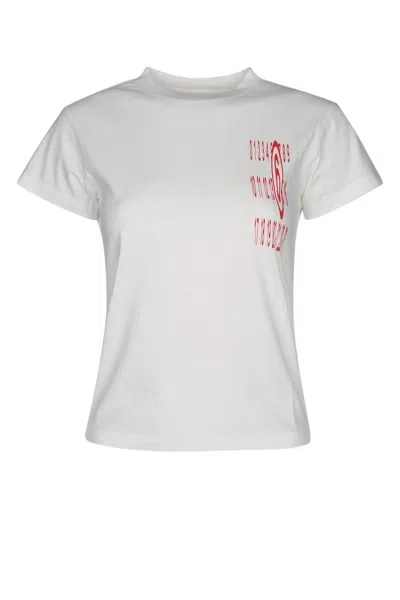 Mm6 Maison Margiela Numbers-print Cotton T-shirt