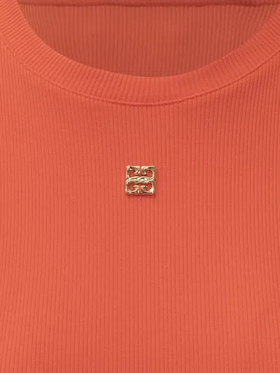 Givenchy 4g Midi Dress In Orange