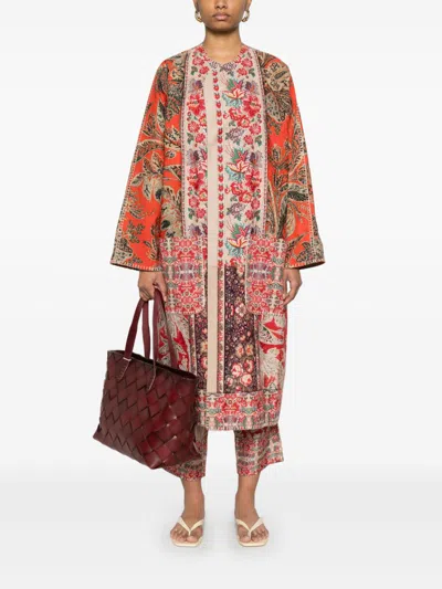 Pierre-louis Mascia Pierre Louis Mascia Printed Silk Kimono