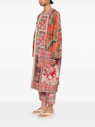 Pierre-louis Mascia Pierre Louis Mascia Printed Silk Kimono