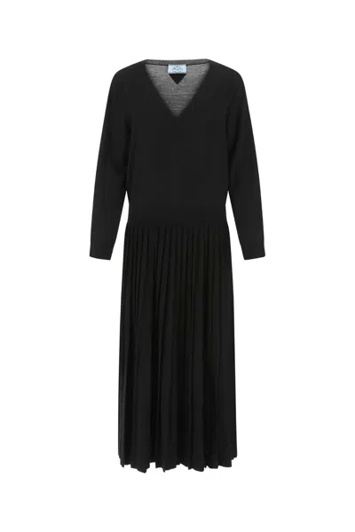 Prada Versatile Wool Blend Dress
