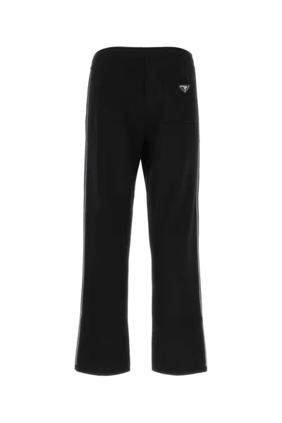 Prada Black Wool Blend Pant