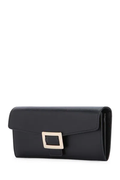 Roger Vivier Belle Vivier Small Wallet In Black