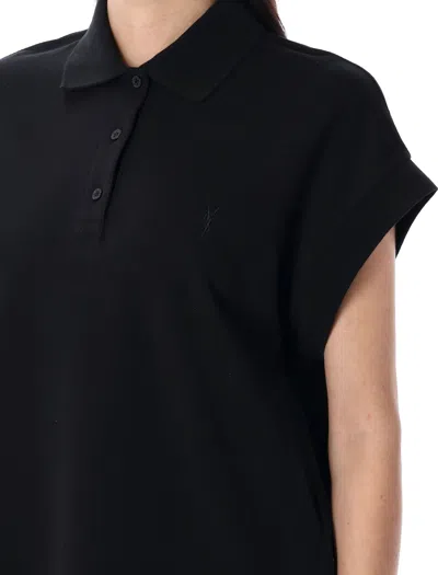Saint Laurent Sleeveless Polo Shirt