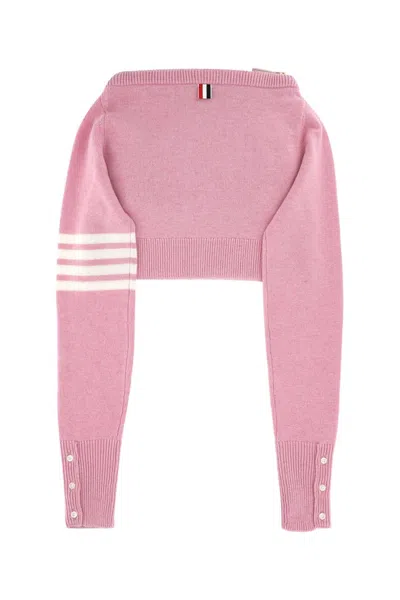Thom Browne Pink Wool Clutch