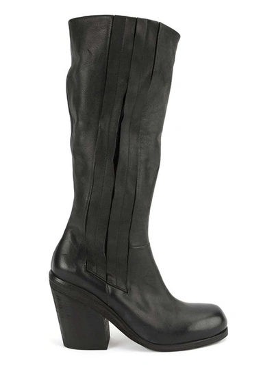 Marsèll Chunky Heel Boots In Black