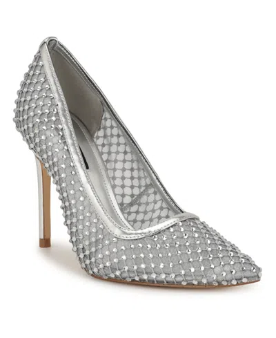 Nine West Fresh Pump In Silver