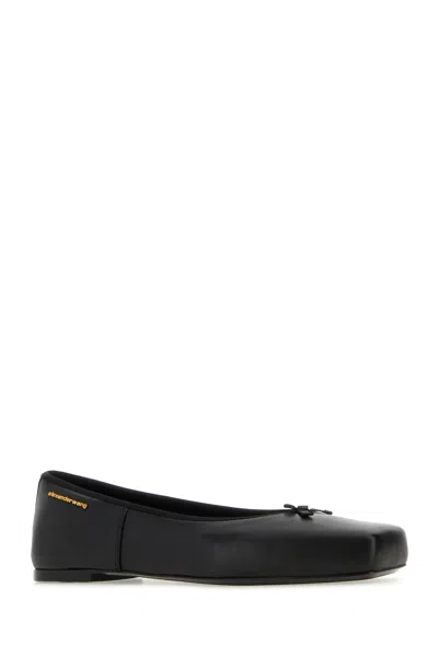 Alexander Wang Billie Flat With Logo Binding Shoes