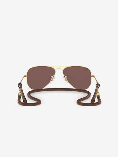 RAY BAN RAY-BAN KIDS AVIATOR SUNGLASSES 