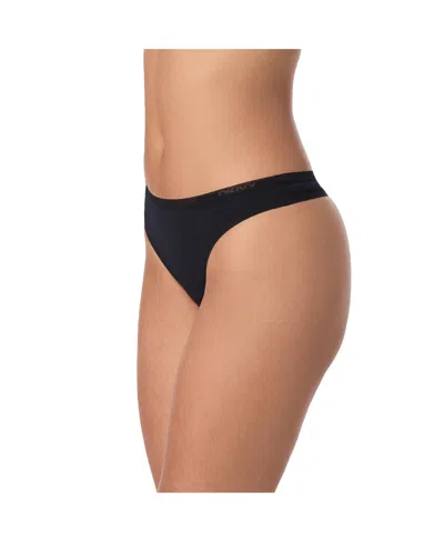 Dkny Women's Cotton Modal Thong 3 Pack- Dk8461p3 In Yellow