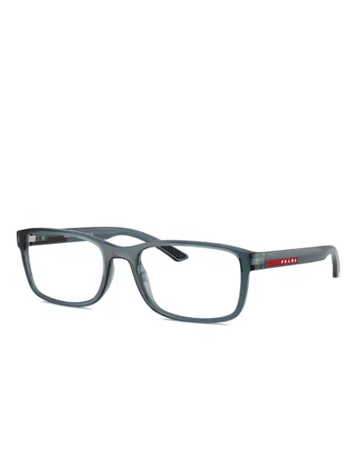 Prada Rectangle-frame Glasses In Gray