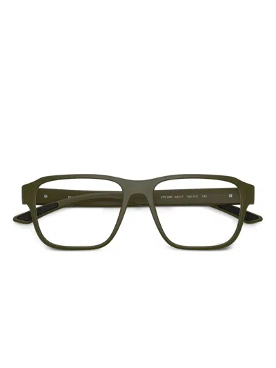Prada Linea Rossa 52mm Irregular Optical Glasses In Green