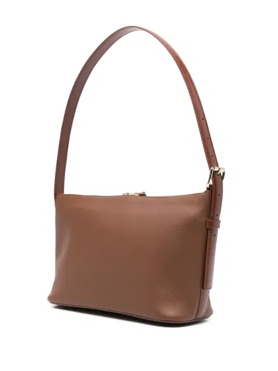 Apc A.p.c. Women Vera Leather Shoulder Bag In Brown