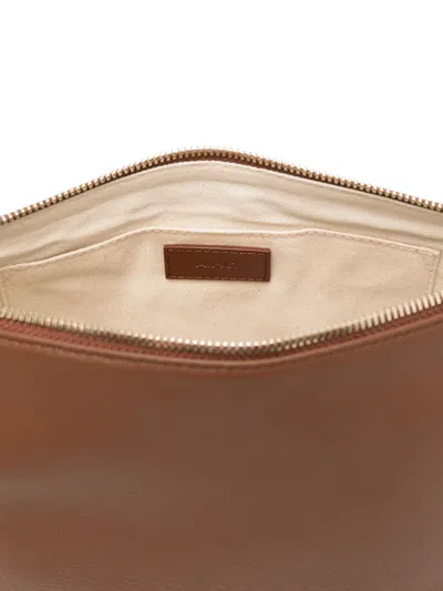Apc A.p.c. Women Vera Leather Shoulder Bag In Brown