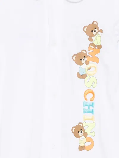 Moschino Graphic-print Rompers (set Of 3)