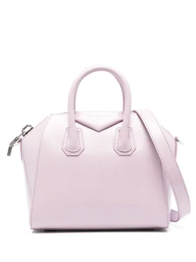 Givenchy Orchid Purple Shoulder Bag With Adjustable Strap And Zip Closure In Purple