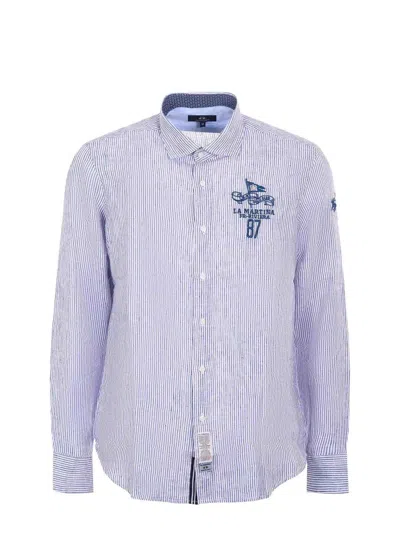 La Martina Shirt In Linen