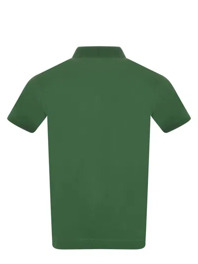La Martina Sleek Green Slim Fit Polo With Contrast Detail