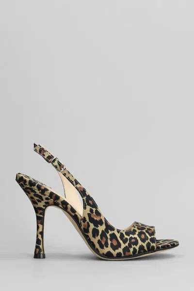 Anna F 100mm Leopard-print Sandals