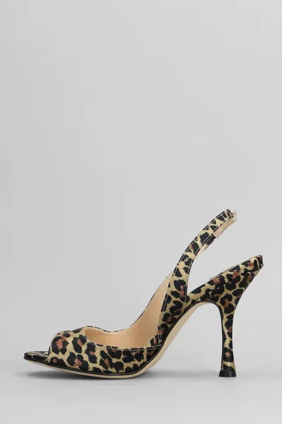 Anna F 100mm Leopard-print Sandals