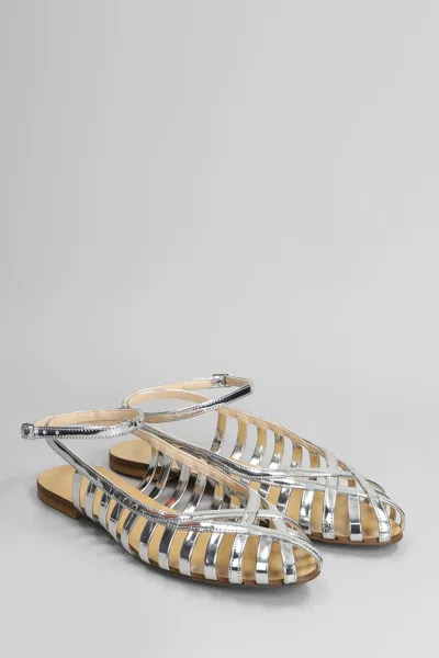 Anna F Flat Sandals . Woman Color Silver