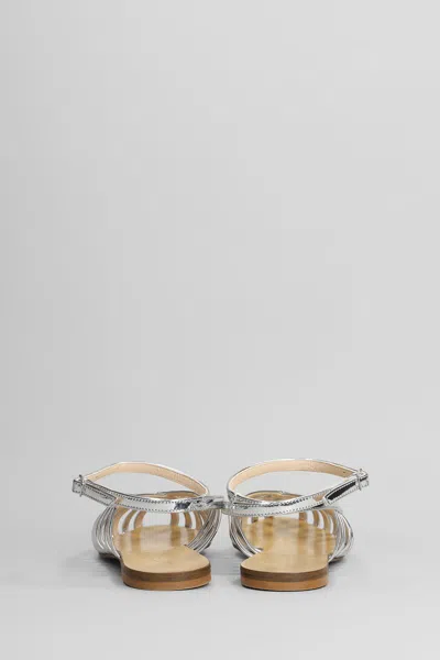 Anna F Flat Sandals . Woman Color Silver