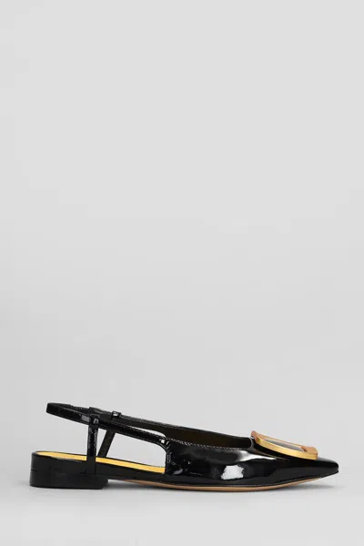 Mara Bini Patent-leather Slingback Pumps