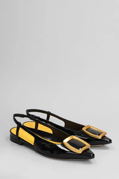 Mara Bini Patent-leather Slingback Pumps