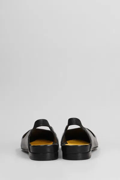 Mara Bini Woman Ballet Flats Black Size 8 Leather