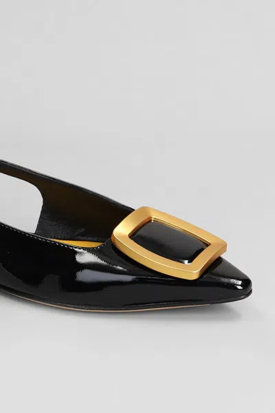 Mara Bini Patent-leather Slingback Pumps