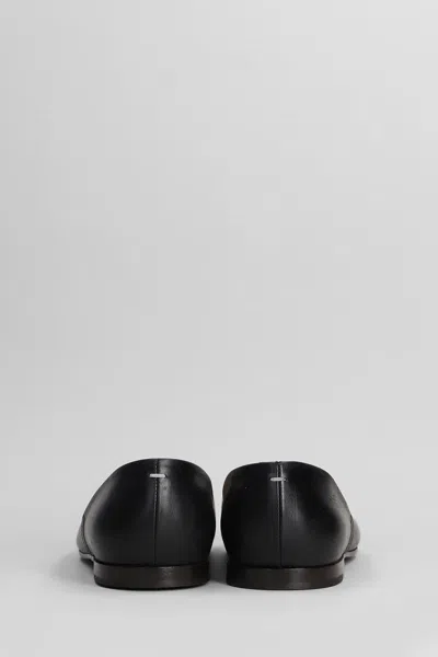Maison Margiela Leather Grecian Slider Slippers Round Toe