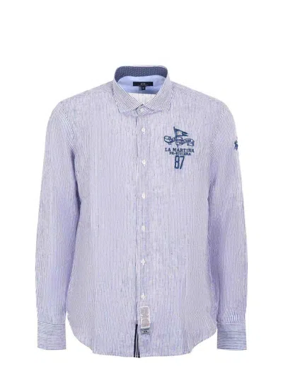 La Martina Shirt In Linen