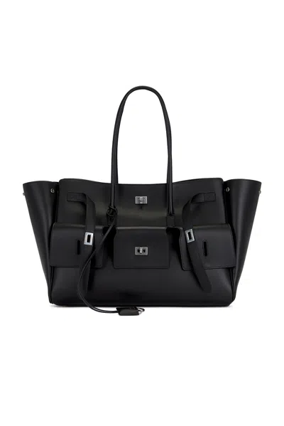 Balenciaga Bel Air Large Tote Bag In Black