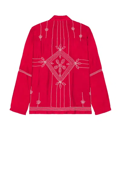 Harago White Beadwork Shirt