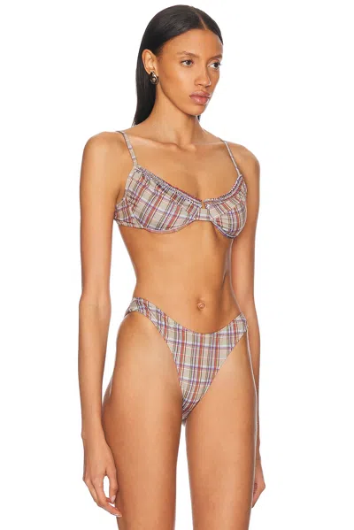 Heavy Manners Ruffled Up Underwire Bikini Top