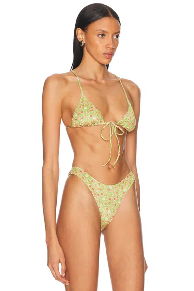 Heavy Manners Triangle Front Tie Bikini Top