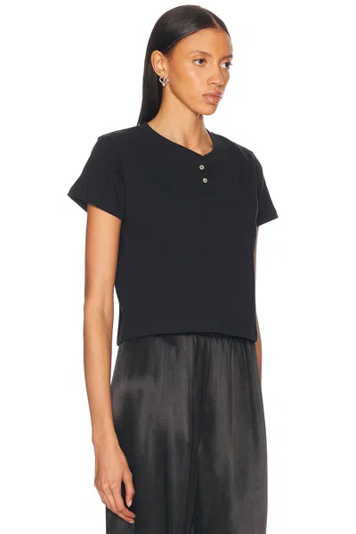 Leset Henley Cotton T-shirt