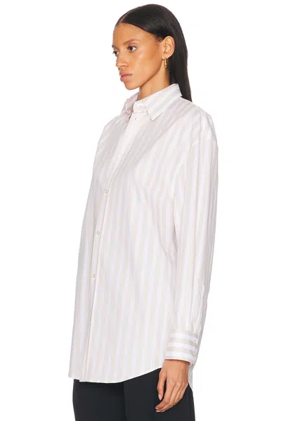 Saint Laurent Long-sleeved Shirt In White