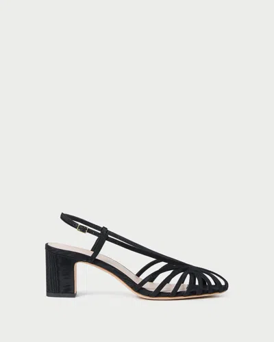 Loeffler Randall Priscilla Lattice Sling-back Block-heel Sandals