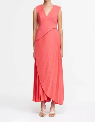 Acler Fairfield Maxi Dress In Rosewood