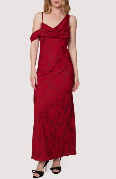 Lost + Wander Rouge Vine Maxi Dress In Luxurious Red In Red