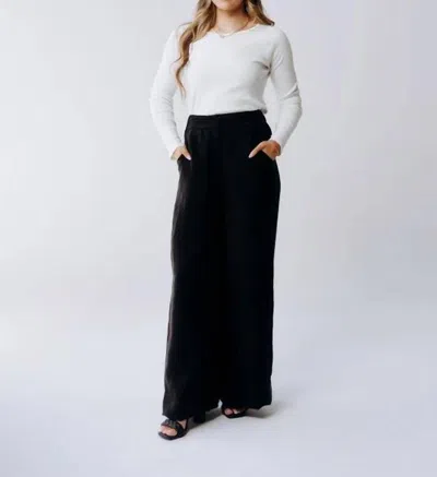 Margo Paige Wide-leg Pant In Black