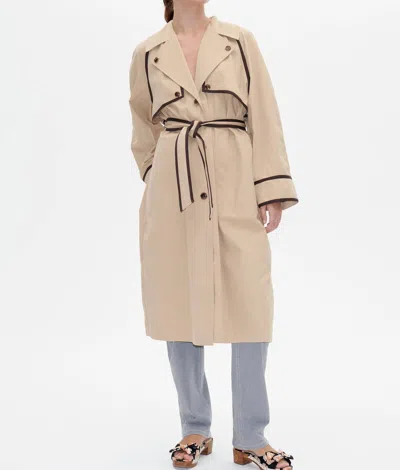 Baum Und Pferdgarten Deona Trench Coat In Travertine