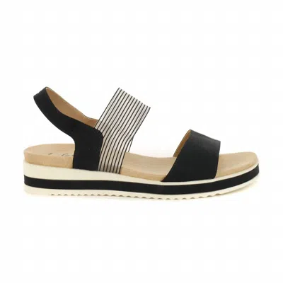 Lifestride Women's Zing Platform Sandals In Black