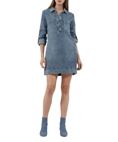 Kut From The Kloth Anika Denim Dress In Medium Wash