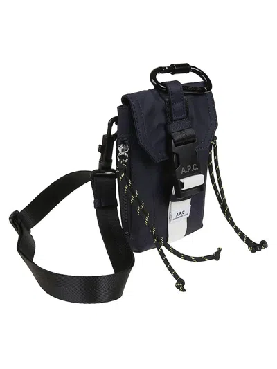 Apc Navy Trek Crossbody Pouch