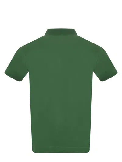 La Martina Sleek Green Slim Fit Polo With Contrast Detail