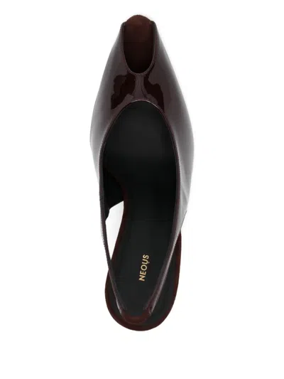 Neous 90mm Hamal Pumps In Burgundy