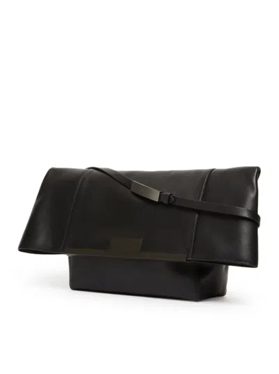 Max Mara Large Clutch In Natural Leather