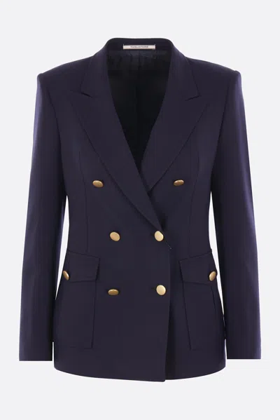 Tagliatore J-honey Double-breasted Jacket In Wool Blend